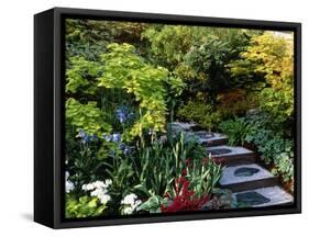 Japanese Style Garden-Vaughan Fleming-Framed Stretched Canvas