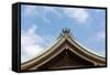 Japanese Style Roof at Osaka Tenmangu, Osaka, Japan, Asia.-elwynn-Framed Stretched Canvas