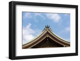 Japanese Style Roof at Osaka Tenmangu, Osaka, Japan, Asia.-elwynn-Framed Photographic Print