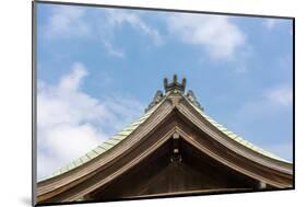 Japanese Style Roof at Osaka Tenmangu, Osaka, Japan, Asia.-elwynn-Mounted Photographic Print