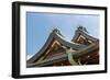 Japanese Style Roof at Osaka Tenmangu, Osaka, Japan, Asia.-elwynn-Framed Photographic Print