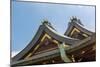 Japanese Style Roof at Osaka Tenmangu, Osaka, Japan, Asia.-elwynn-Mounted Photographic Print