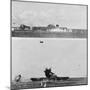 Japanese Suicide Bomber Diving into US Navy Warship-null-Mounted Photographic Print