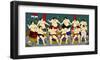 Japanese Sumo Wrestlers-null-Framed Giclee Print