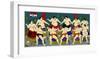 Japanese Sumo Wrestlers-null-Framed Giclee Print