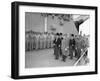 Japanese Surrender Signatories Arrive Aboard the Uss Missouri in Tokyo Bay-null-Framed Photo