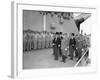 Japanese Surrender Signatories Arrive Aboard the Uss Missouri in Tokyo Bay-null-Framed Photo