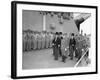 Japanese Surrender Signatories Arrive Aboard the Uss Missouri in Tokyo Bay-null-Framed Photo