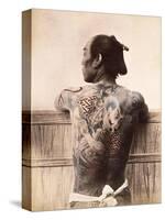 Japanese Tattooed Man, c.1880-null-Stretched Canvas