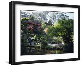 Japanese Tea Garden in the Golden Gate Park, San Francisco, California, USA-Fraser Hall-Framed Photographic Print