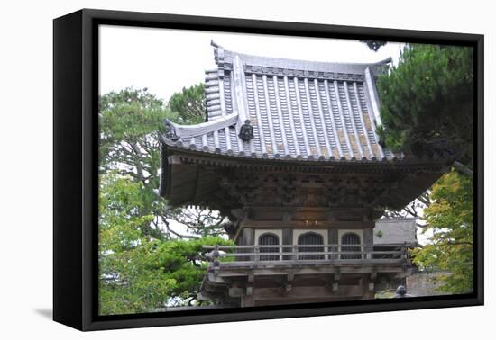 Japanese Tea Garden Pagoda, San Francisco, California-Anna Miller-Framed Stretched Canvas