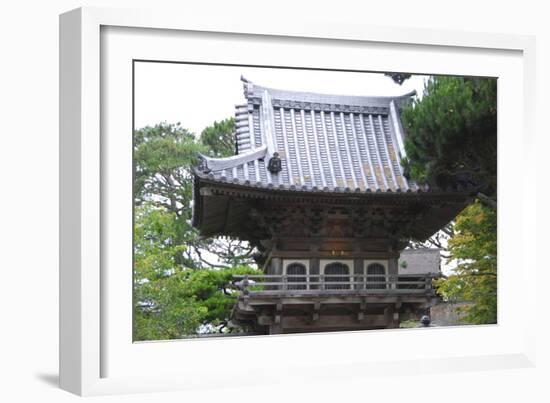 Japanese Tea Garden Pagoda, San Francisco, California-Anna Miller-Framed Photographic Print