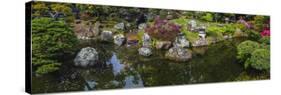 Japanese Tea Garden pond, San Francisco, California, USA-Anna Miller-Stretched Canvas