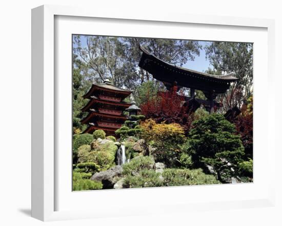 Japanese Tea Garden, San Francisco, California, USA-null-Framed Photographic Print