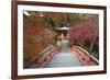 Japanese Temple Garden in Autumn, Daigoji Temple, Kyoto, Japan-Stuart Black-Framed Photographic Print