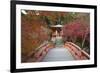 Japanese Temple Garden in Autumn, Daigoji Temple, Kyoto, Japan-Stuart Black-Framed Photographic Print