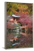 Japanese Temple Garden in Autumn, Daigoji Temple, Kyoto, Japan-Stuart Black-Framed Photographic Print