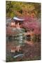 Japanese Temple Garden in Autumn, Daigoji Temple, Kyoto, Japan-Stuart Black-Mounted Photographic Print