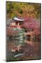 Japanese Temple Garden in Autumn, Daigoji Temple, Kyoto, Japan-Stuart Black-Mounted Photographic Print