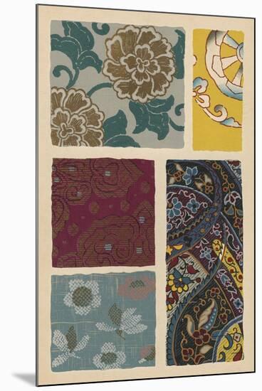Japanese Textile Design I-null-Mounted Art Print