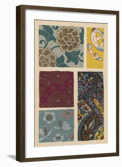 Japanese Textile Design I-null-Framed Art Print