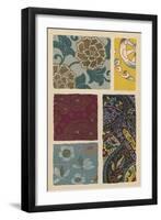 Japanese Textile Design I-null-Framed Art Print