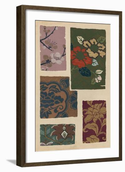 Japanese Textile Design II-null-Framed Art Print