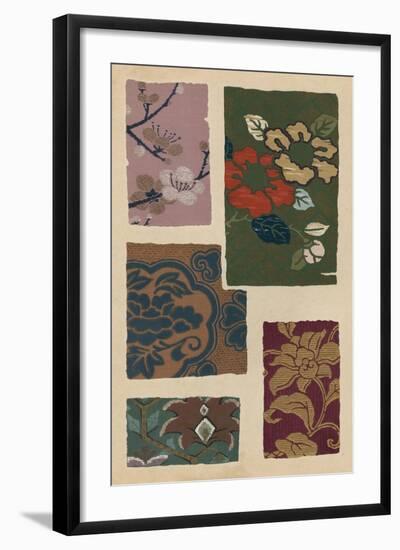 Japanese Textile Design II-null-Framed Art Print