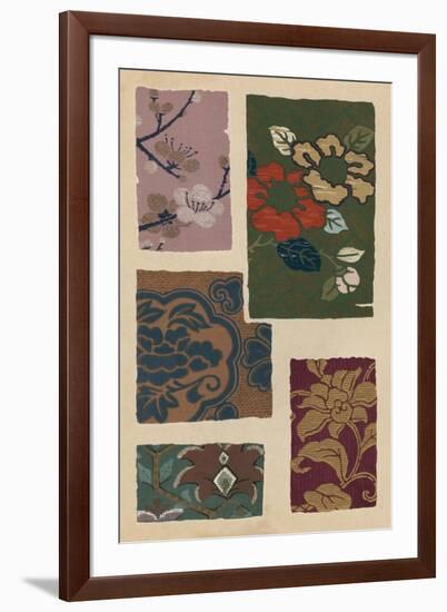 Japanese Textile Design II-null-Framed Art Print