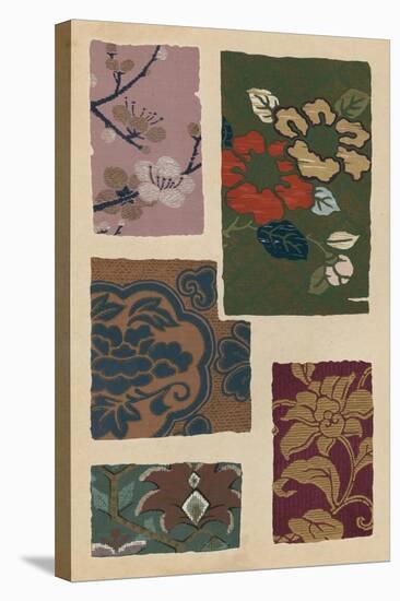 Japanese Textile Design II-null-Stretched Canvas