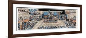 Japanese Theatre Scene-null-Framed Giclee Print