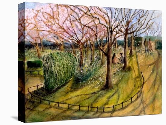 Japanese Tourists, Regents Park-Mary Kuper-Stretched Canvas