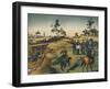 Japanese Troops Assault Japanese in China-null-Framed Art Print