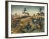 Japanese Troops Assault Japanese in China-null-Framed Art Print