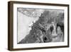 Japanese Troops Massacred Crossing Russian Barbed Wire, Russo-Japanese War, 1904-5-null-Framed Giclee Print