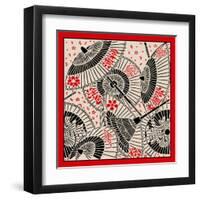 Japanese Umbrella-norph-Framed Art Print