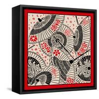 Japanese Umbrella-norph-Framed Stretched Canvas