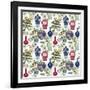 Japanese Vase Mosaic-Bill Jackson-Framed Giclee Print