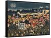 Japanese Victory Celebration-null-Framed Stretched Canvas