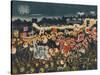 Japanese Victory Celebration-null-Stretched Canvas