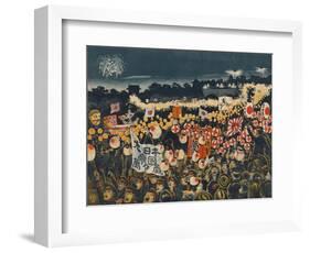 Japanese Victory Celebration-null-Framed Art Print