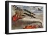 Japanese War Postcard-null-Framed Giclee Print