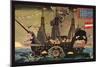 Japanese War Ship-null-Mounted Art Print