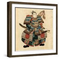 Japanese Warlord Minamoto No Yoritomo, 1845-Utagawa Kuniyoshi-Framed Giclee Print