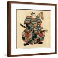 Japanese Warlord Minamoto No Yoritomo, 1845-Utagawa Kuniyoshi-Framed Giclee Print