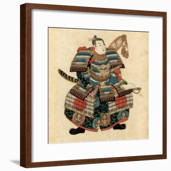 Japanese Warlord Minamoto No Yoritomo, 1845-Utagawa Kuniyoshi-Framed Giclee Print