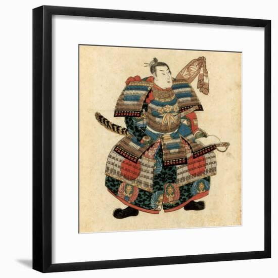 Japanese Warlord Minamoto No Yoritomo, 1845-Utagawa Kuniyoshi-Framed Giclee Print