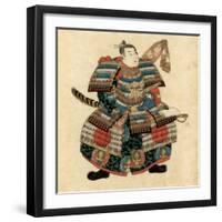 Japanese Warlord Minamoto No Yoritomo, 1845-Utagawa Kuniyoshi-Framed Giclee Print