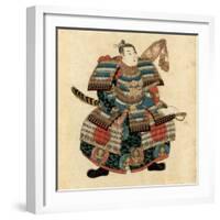 Japanese Warlord Minamoto No Yoritomo, 1845-Utagawa Kuniyoshi-Framed Giclee Print