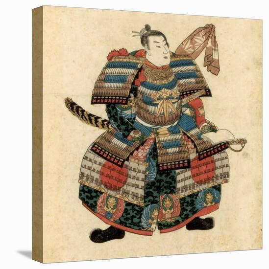 Japanese Warlord Minamoto No Yoritomo, 1845-Utagawa Kuniyoshi-Stretched Canvas